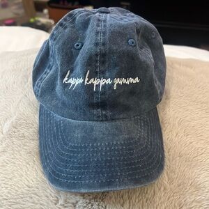 Kappa kappa gamma baseball cap
